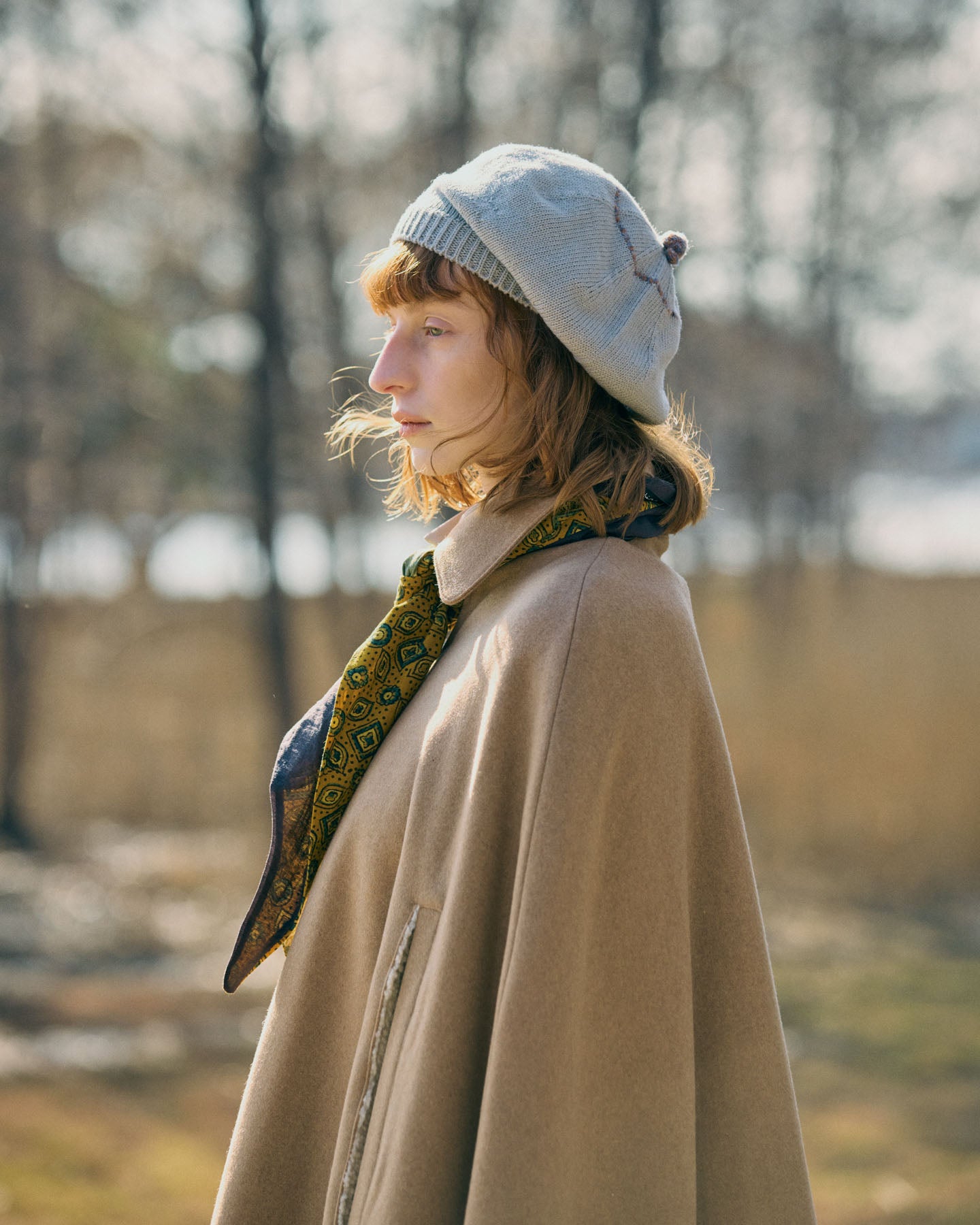 Basco Donna In Maglia Di Lana Con Dettaglio