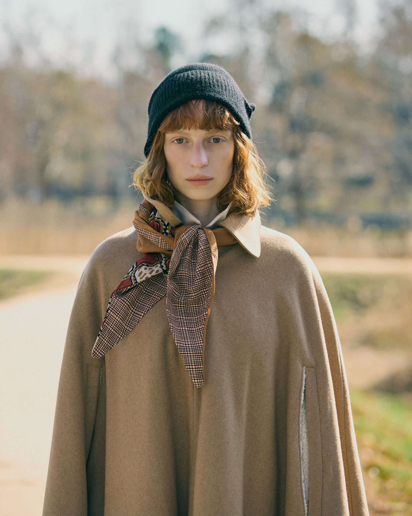 Collo/Beanie Trasformabile In Maglia Di Cashmere