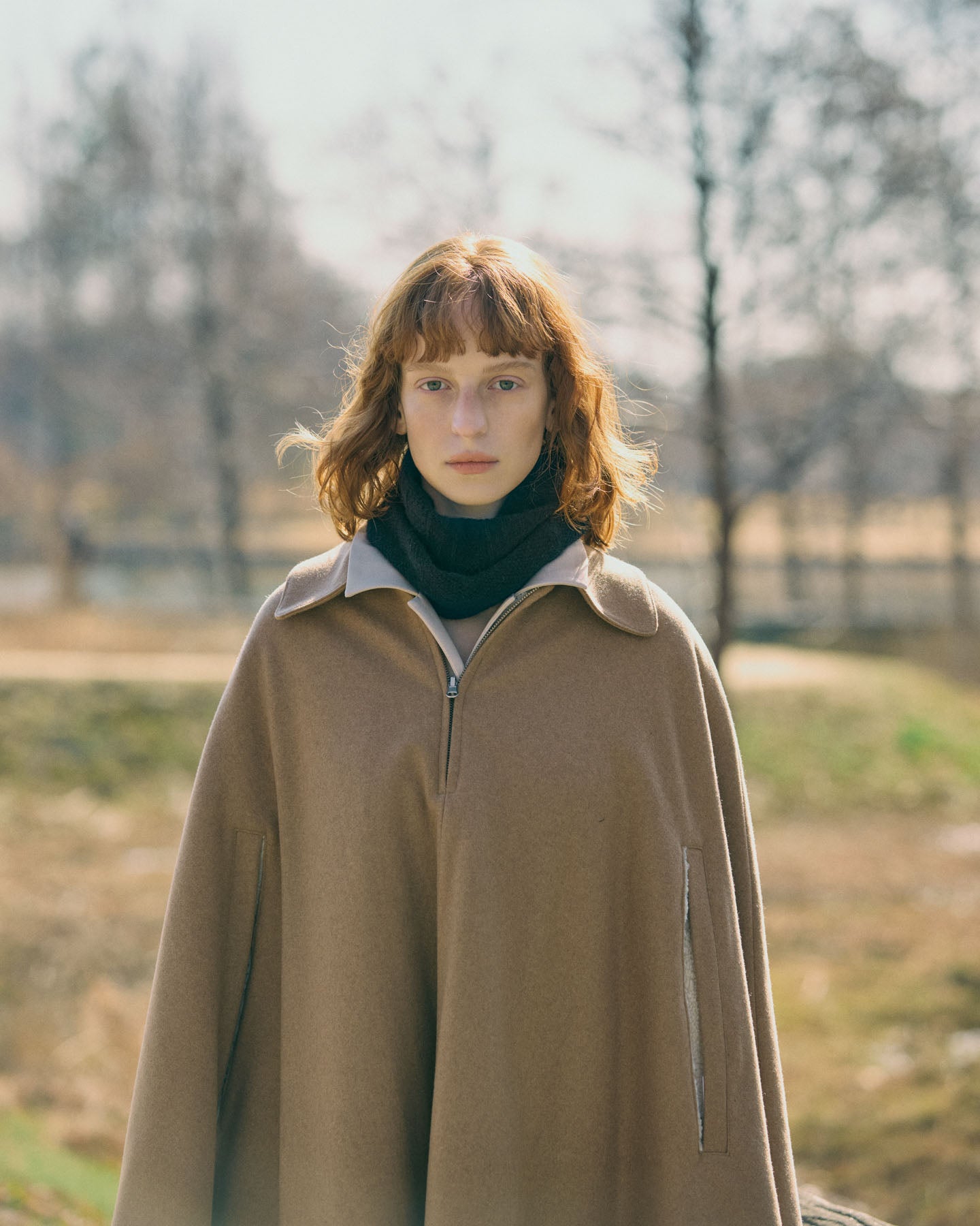 Collo/Beanie Trasformabile In Maglia Di Cashmere