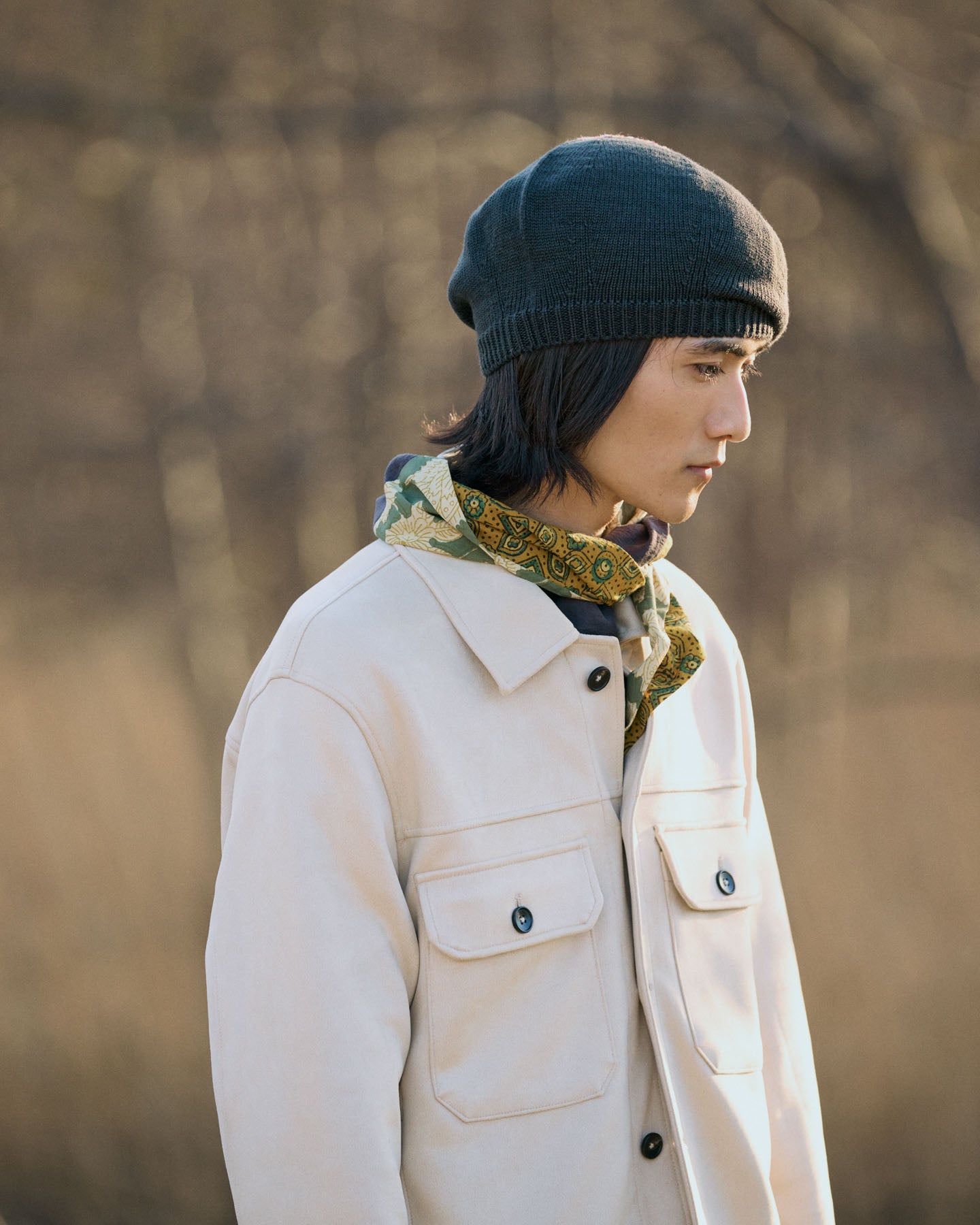 Basco Donna In Maglia Di Lana Con Dettaglio