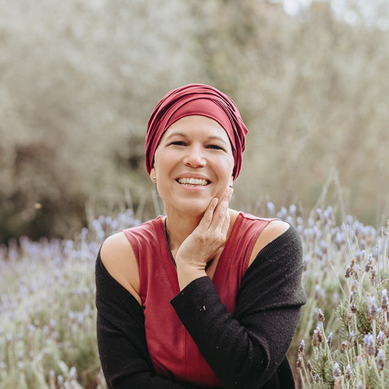 Berretto Turbante Donna In Morbido Bamboo  e Cotone - per Pelli Sensibili