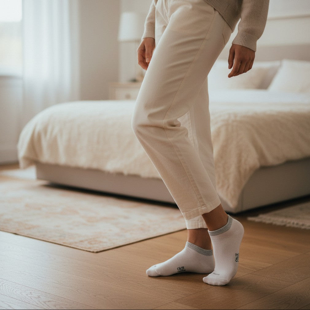 Calzino Pariscarpa con Polsino Lurex in Filo di Scozia