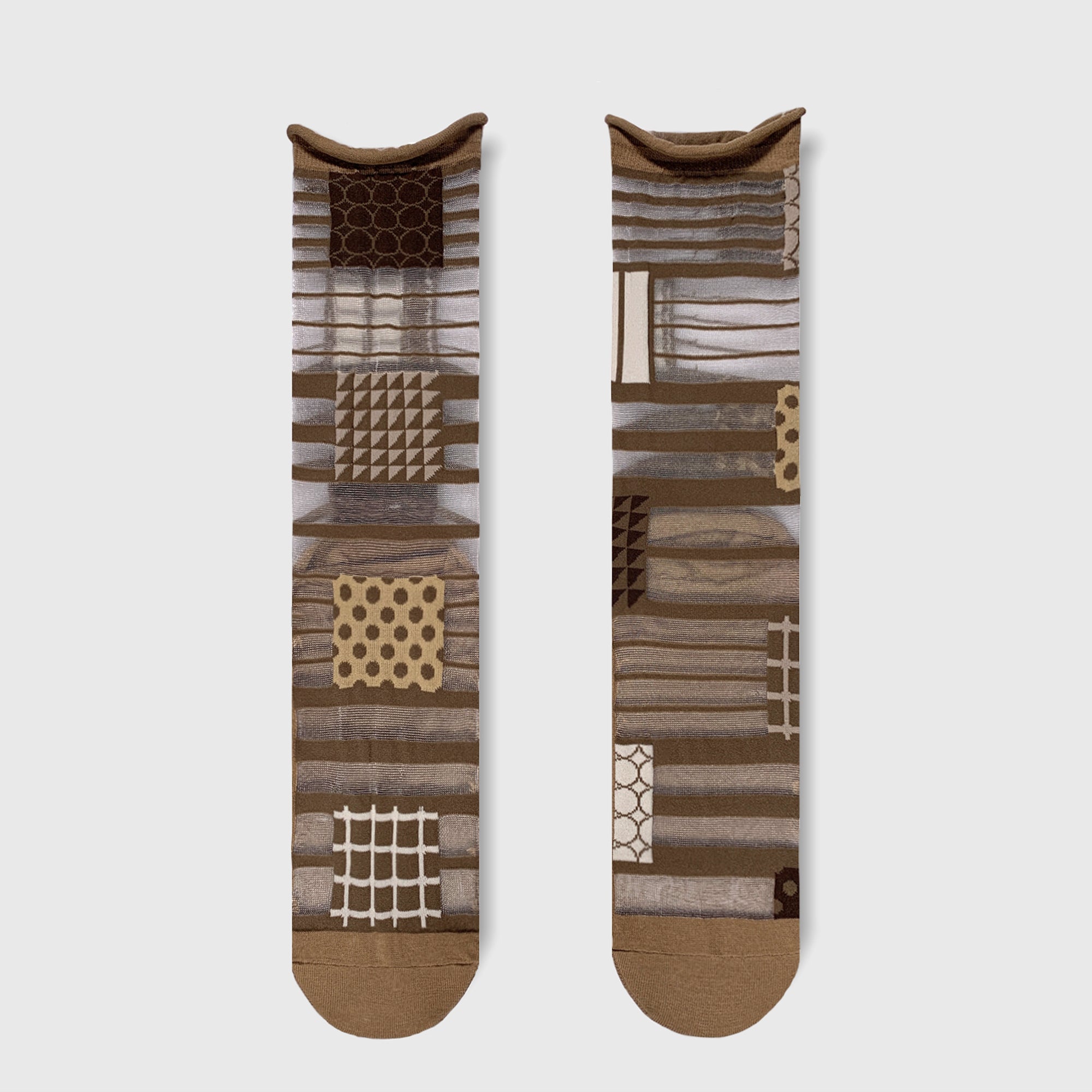 Calzini Spaiati In Cotone E Tulle Willy Wonka