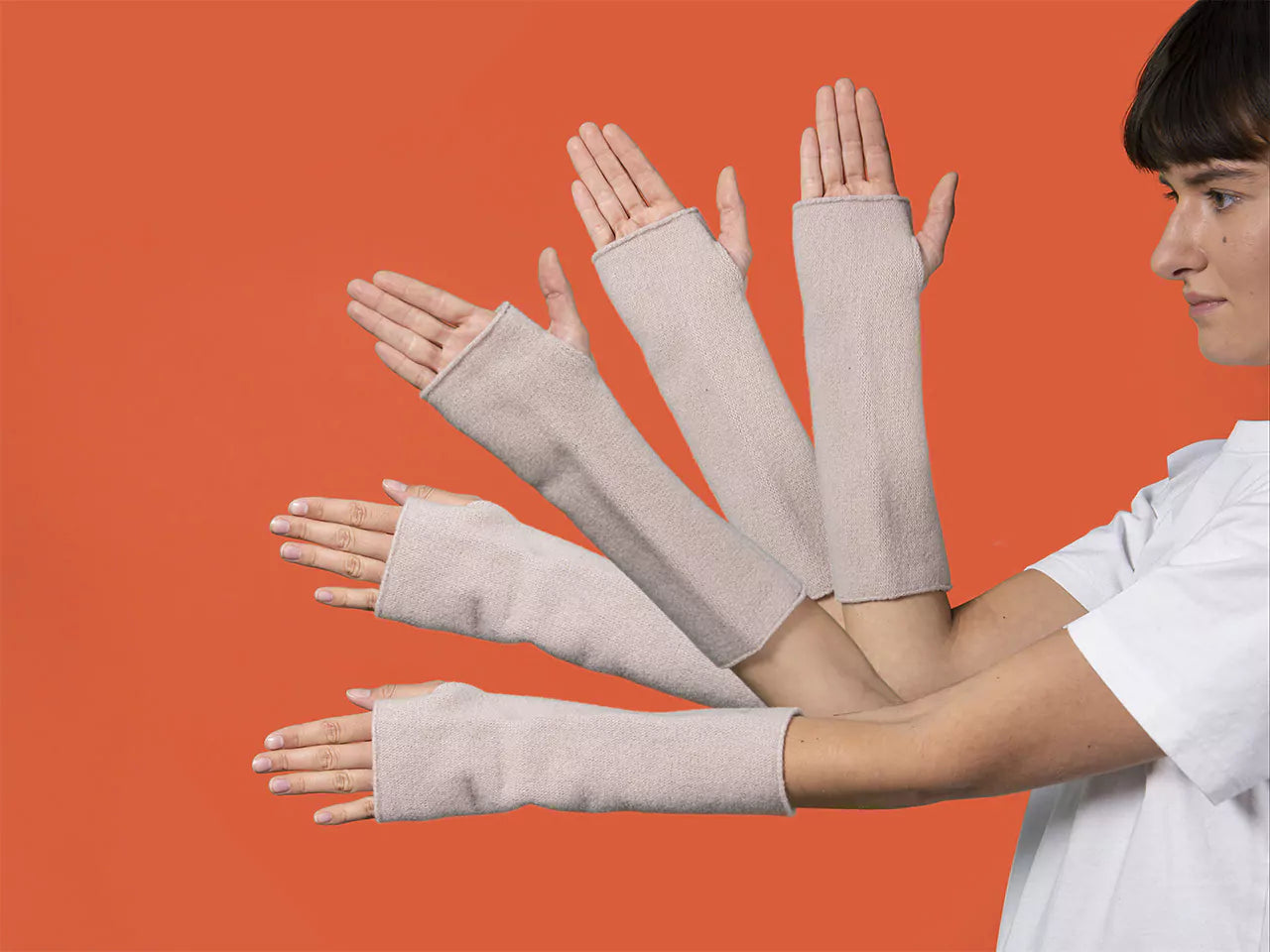 Guanti Manicotti Unisex Kopka In Pura lana