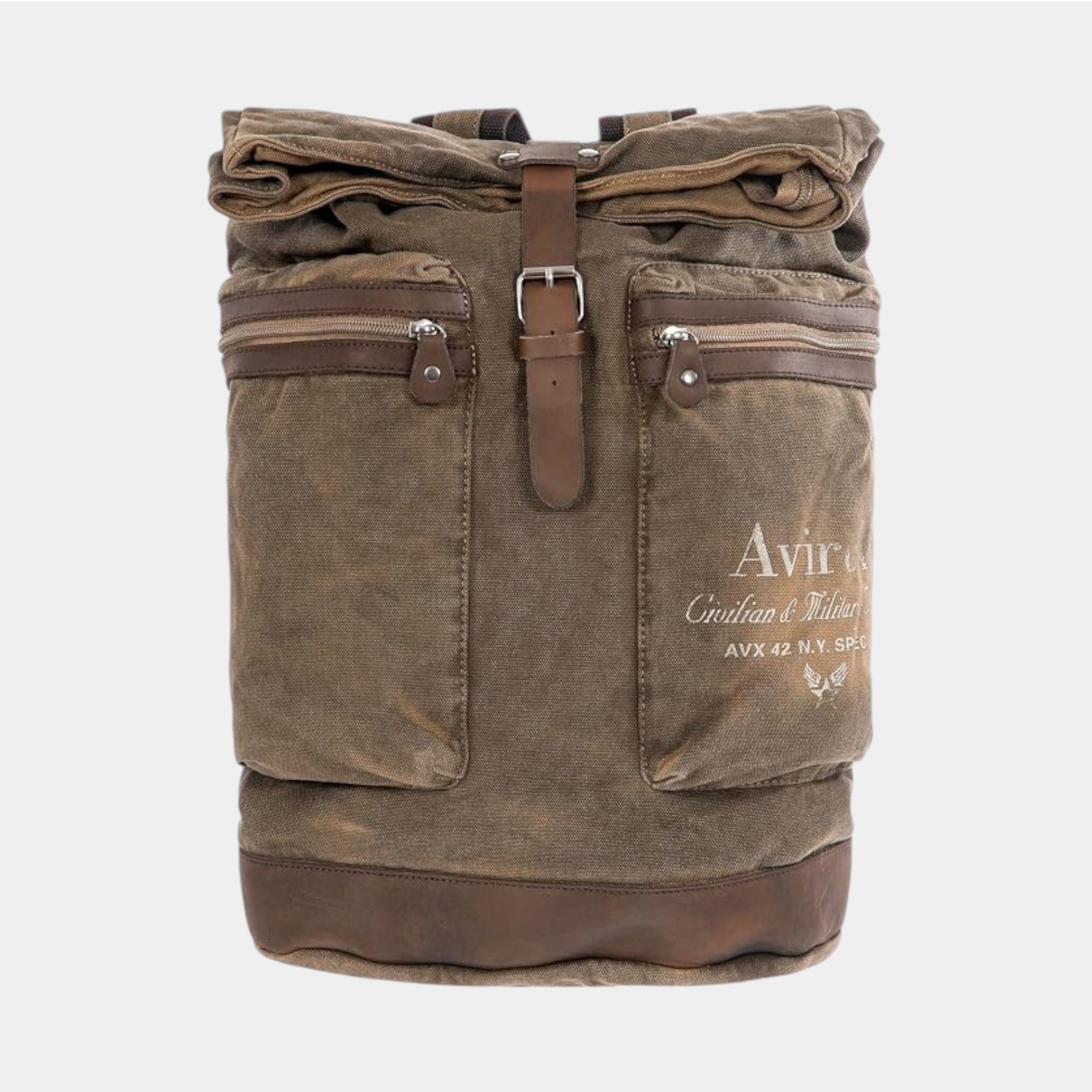 Zaino in Canvas Verde Militare