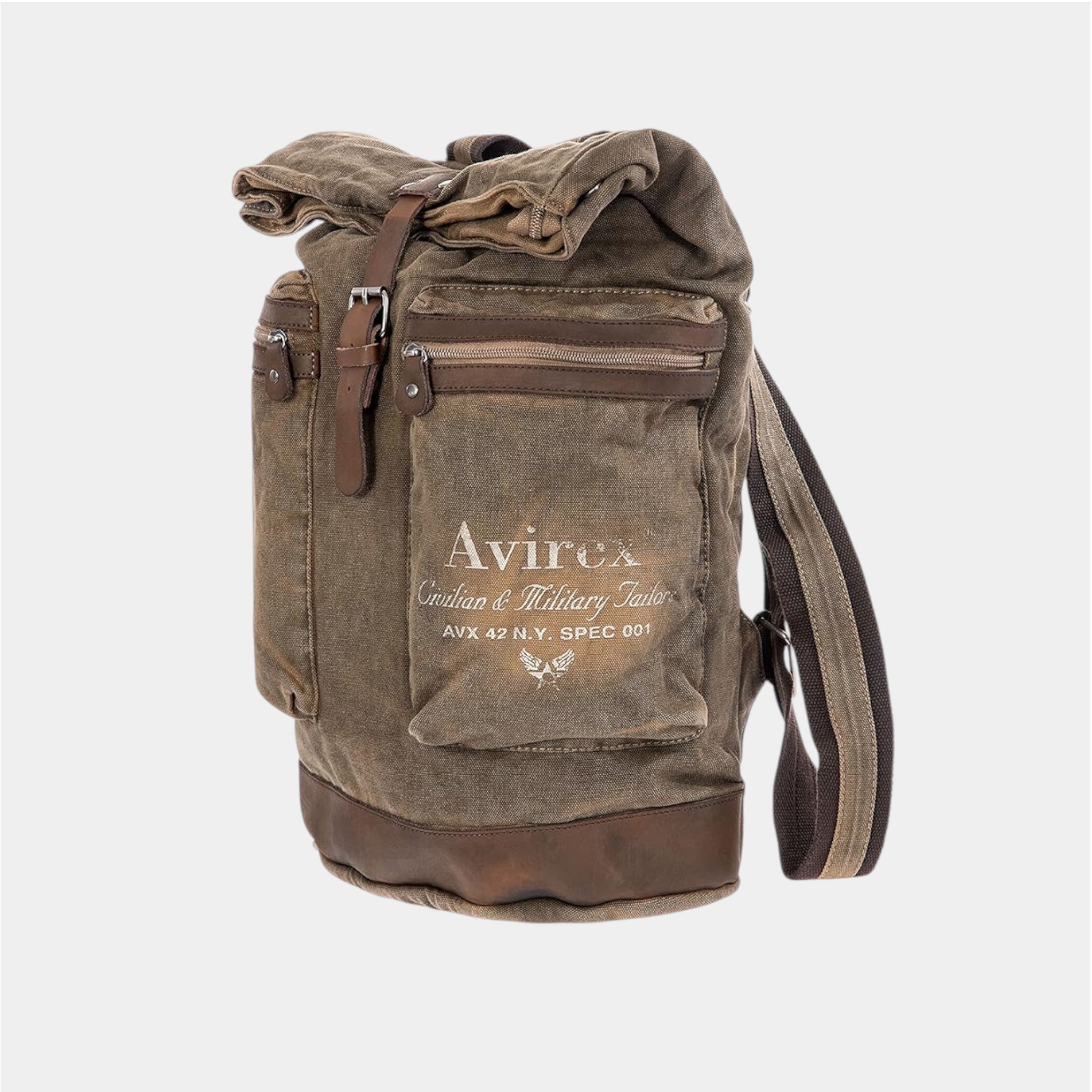 Zaino in Canvas Verde Militare