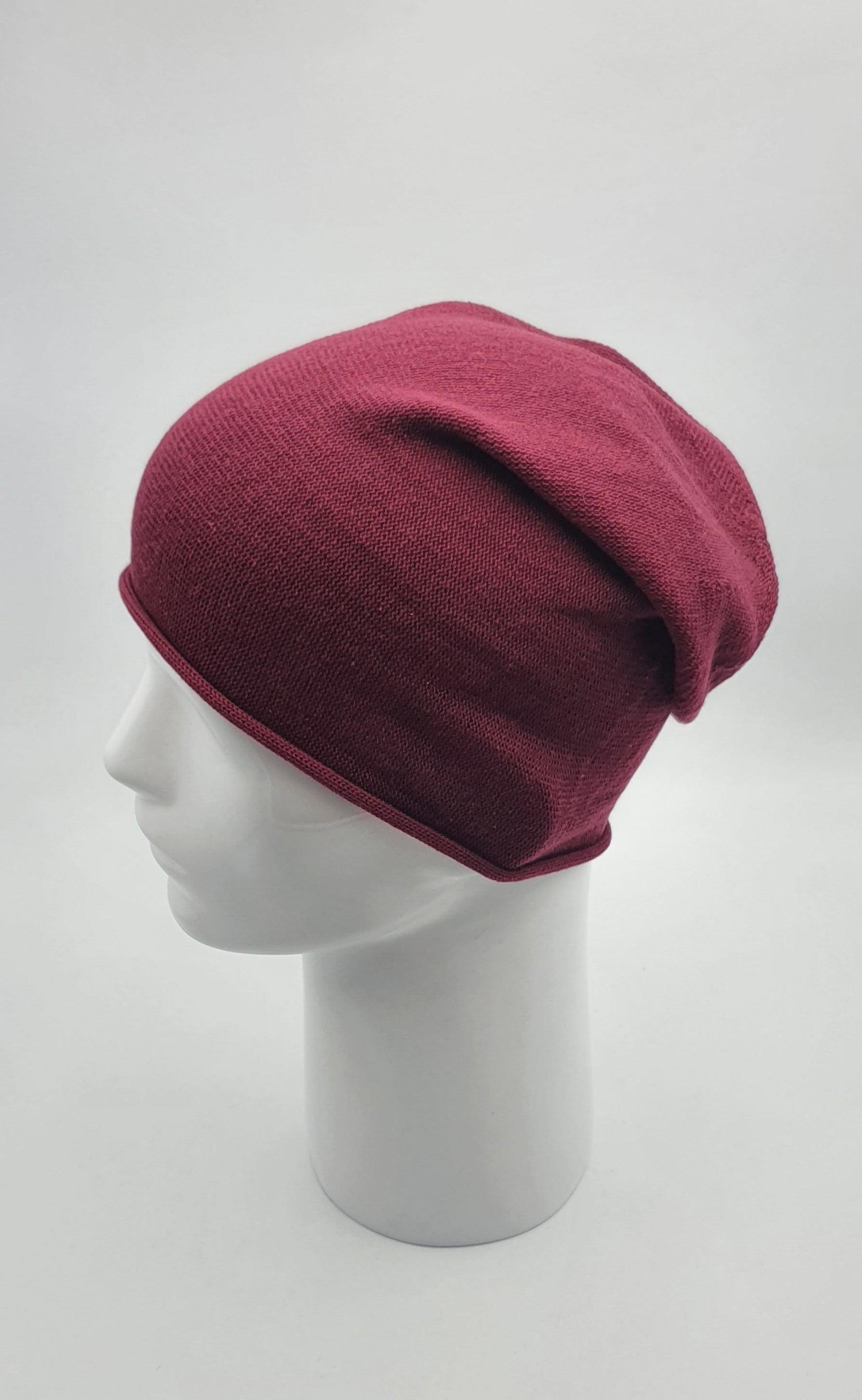 Berretto puro cotone  Beanie cascante unisex - Cappelleria Bacca