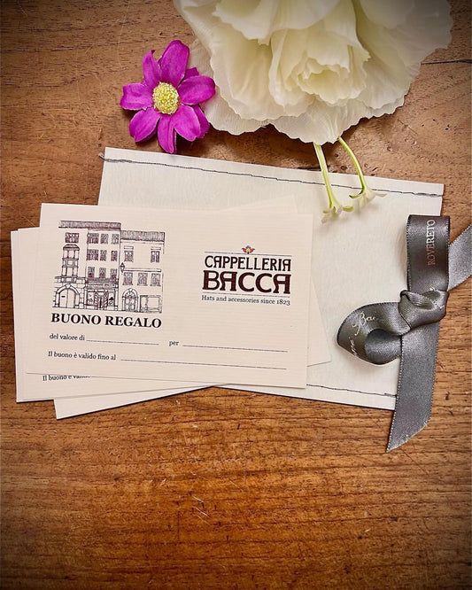 Buono “Gift card” - Cappelleria Bacca