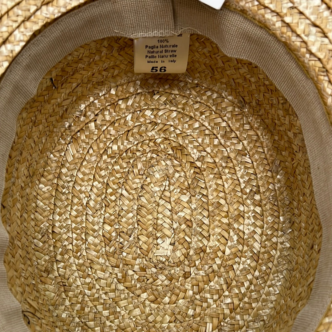 Magiostrina Straw Hat in 100 Natural Straw