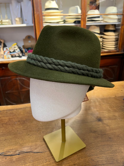 Cappello Tipico Tirolese Verde - Cappelleria Bacca
