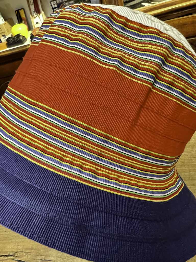 Cappello Bucket In Cotone Multicolor Arrotolabile