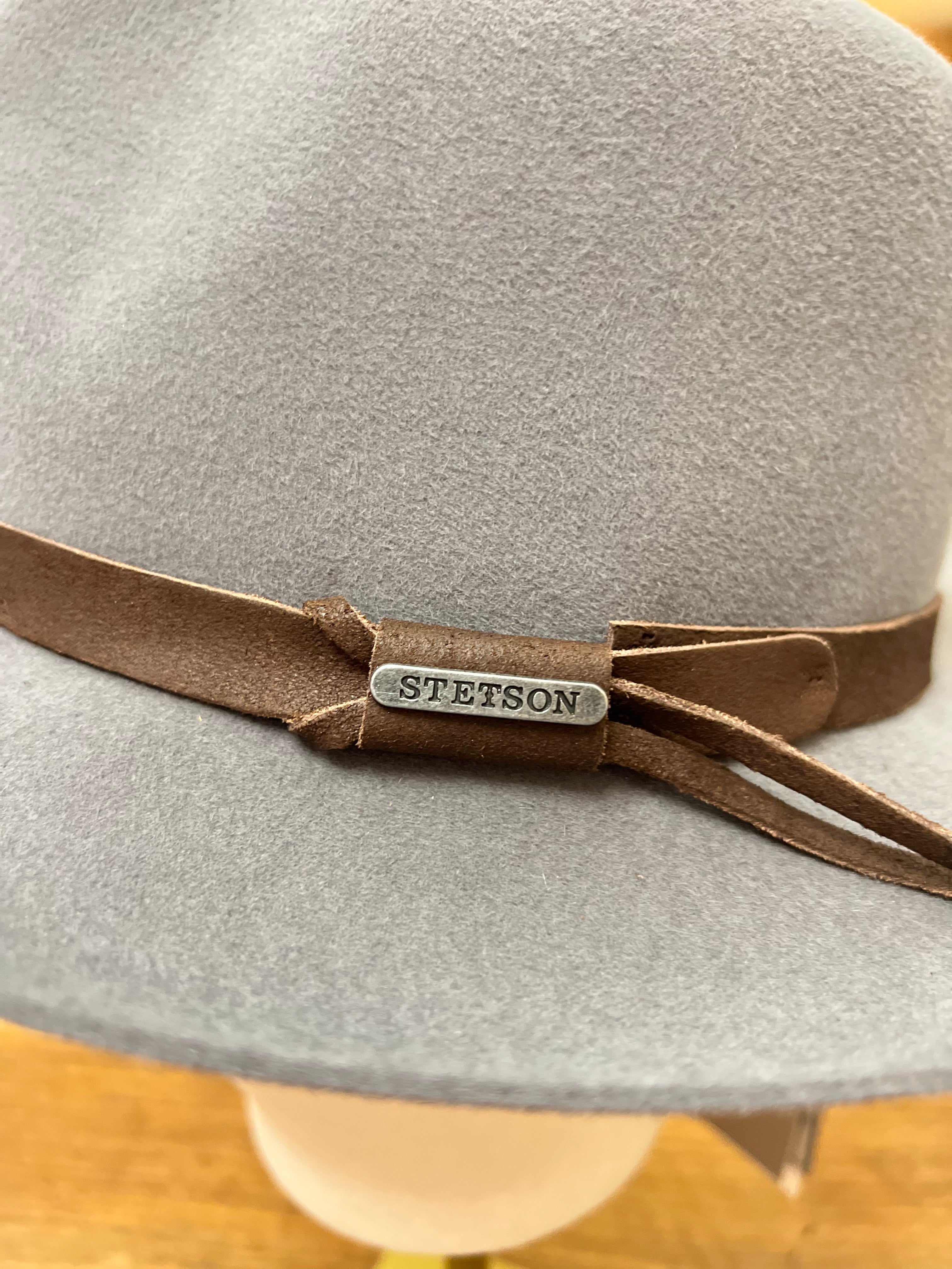 Cappello Country In Feltro di Lepre Stetson Grigio - Cappelleria Bacca