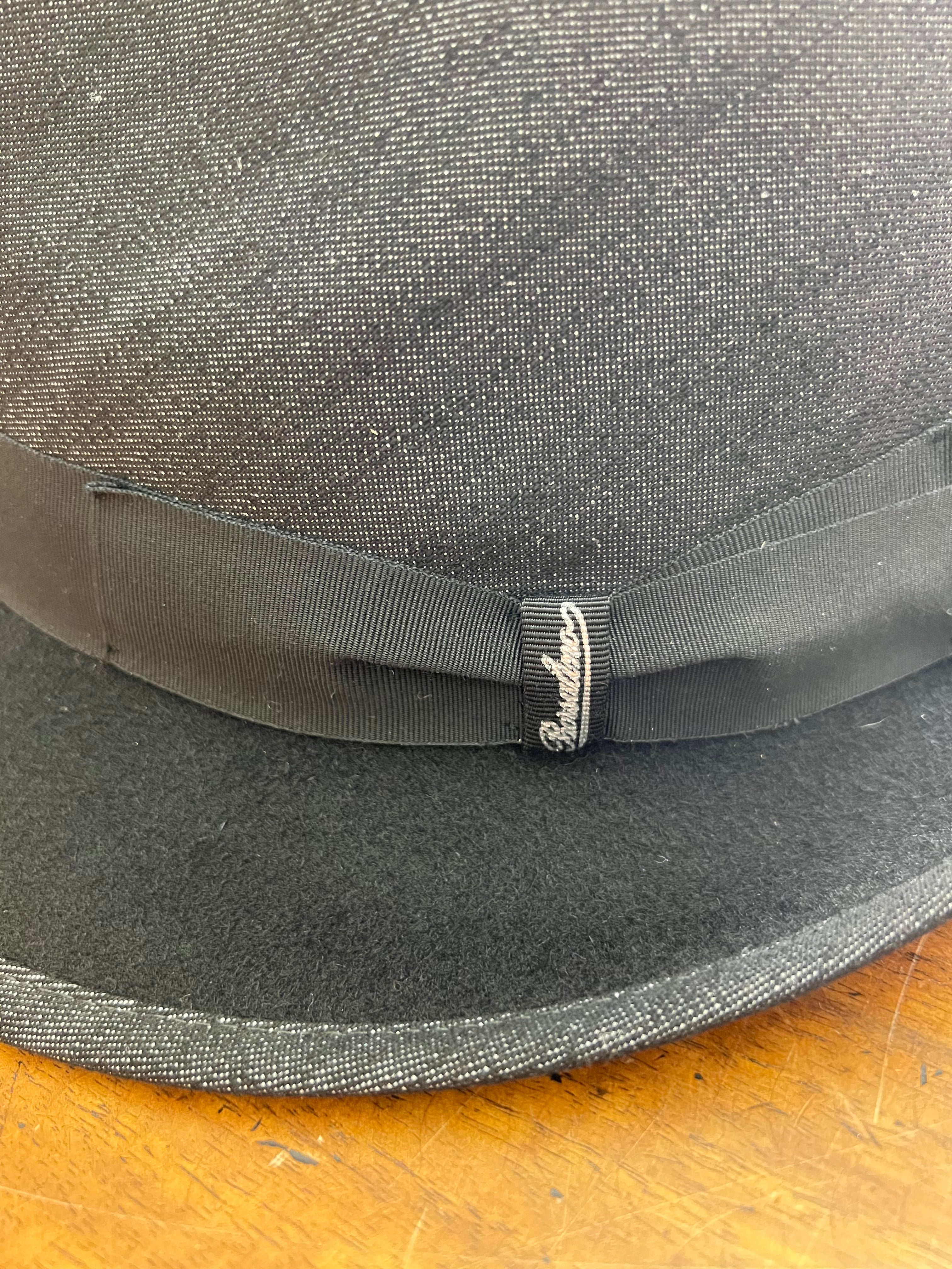 Cappello Trilby Borsalino In Feltro Nero - Cappelleria Bacca