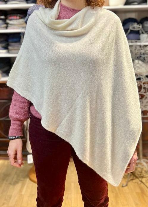 Mantella Poncho In Puro Cashmere - Cappelleria Bacca