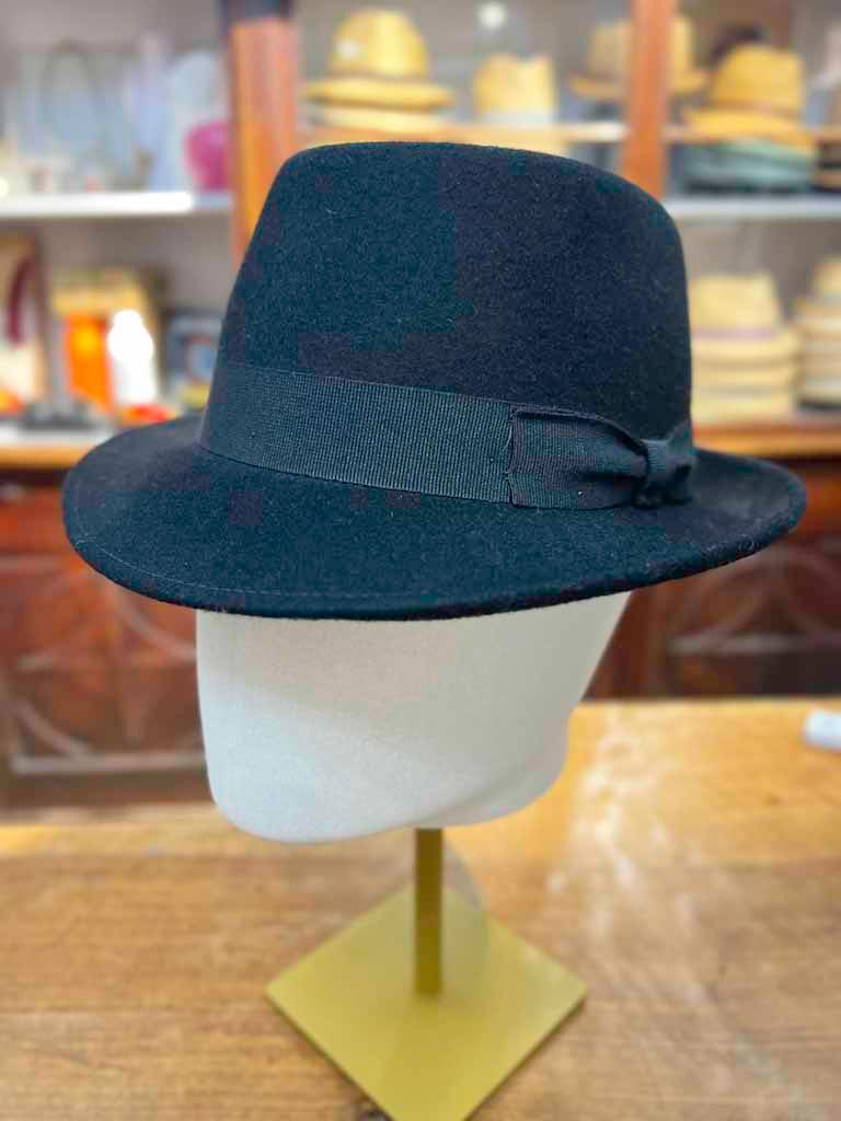 Classic Italy - Cappello Trilby Feltro Trilby - Size 63 cm - Gris Classic Italy - Cappello Trilby Feltro Trilby - Size 63 cm - Gris