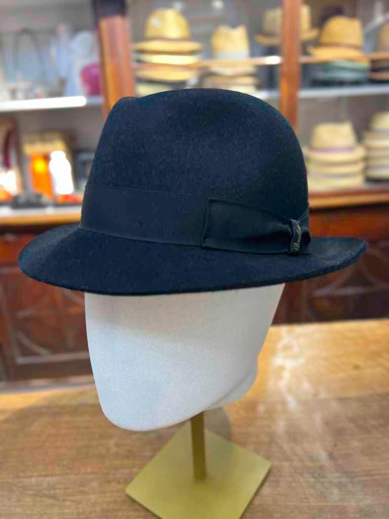 Cappello Trilby Borsalino Nero