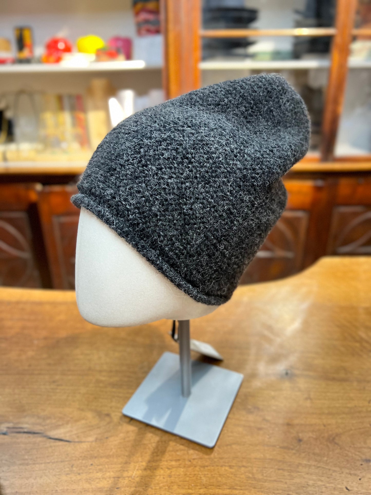 Beanie In Alpaca and Wool Fisherman Out Of Ireland