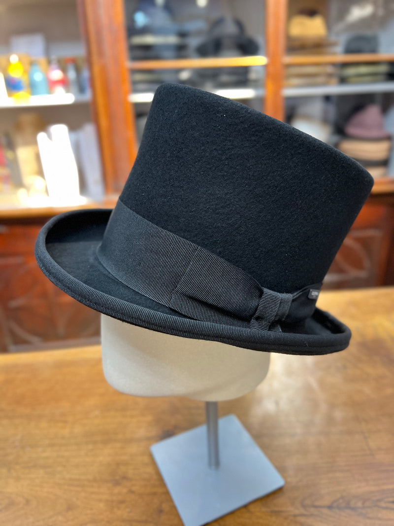 Cilindro In Feltro di Lana Nero – Cappelleria Bacca