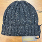 berretto nero di alta qualità a coste Fisherman in lana
