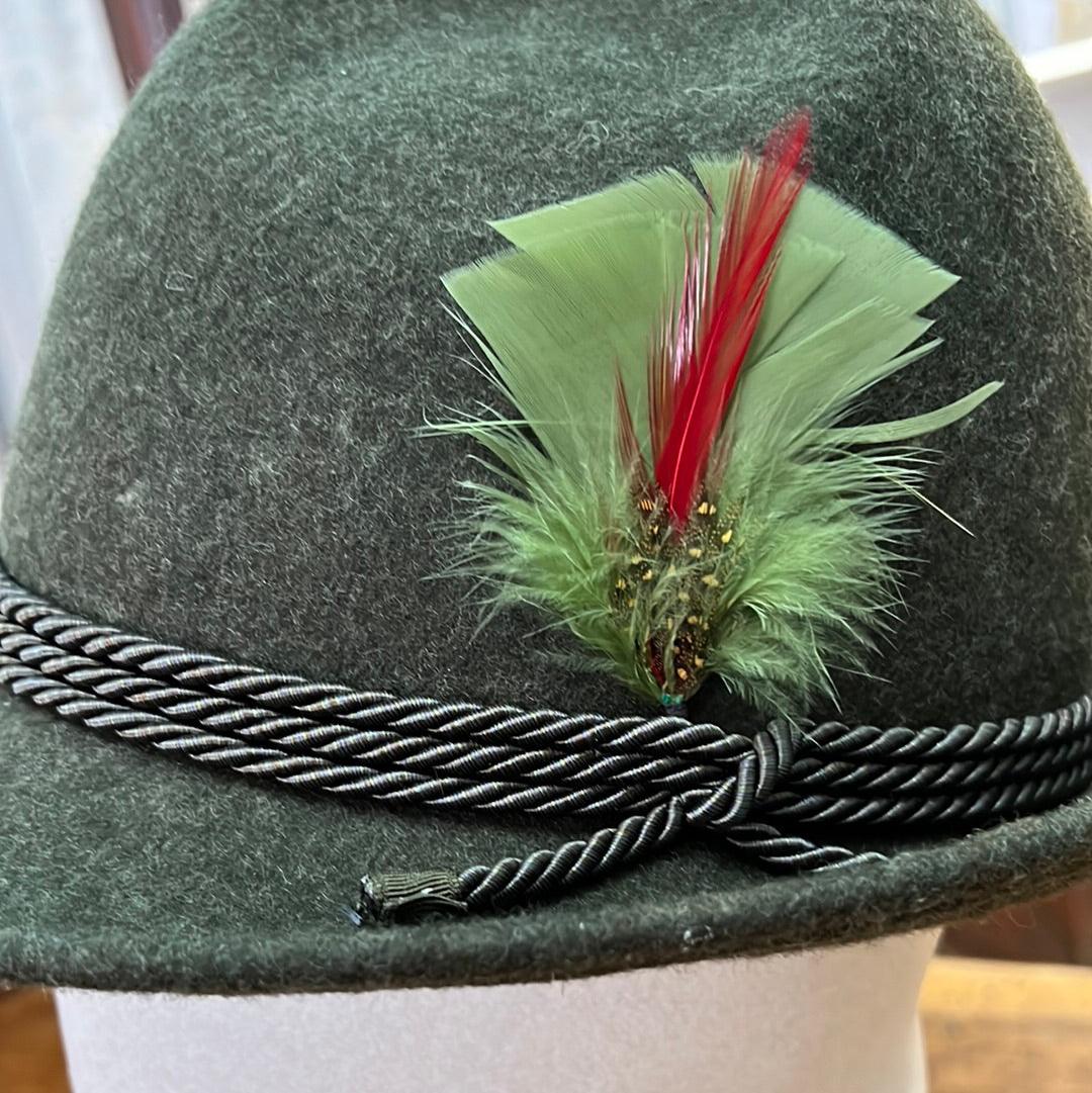 CAPPELLO ALPINO "TRE FOSSE" VERDE LODEN - Cappelleria Bacca