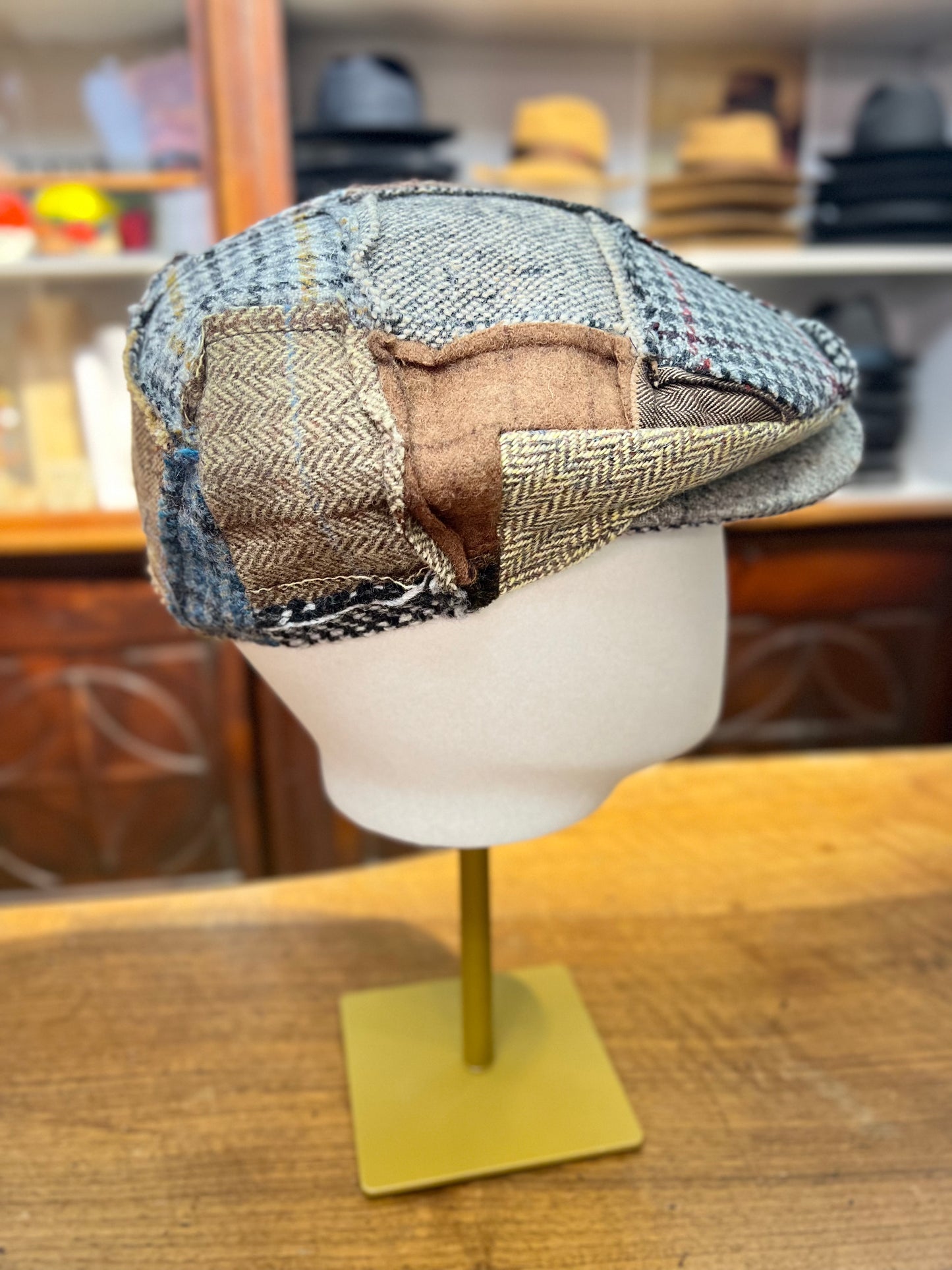 Coppola Irlandese Hanna Hats Of Donegal Flat Cap Cuciture Esterne