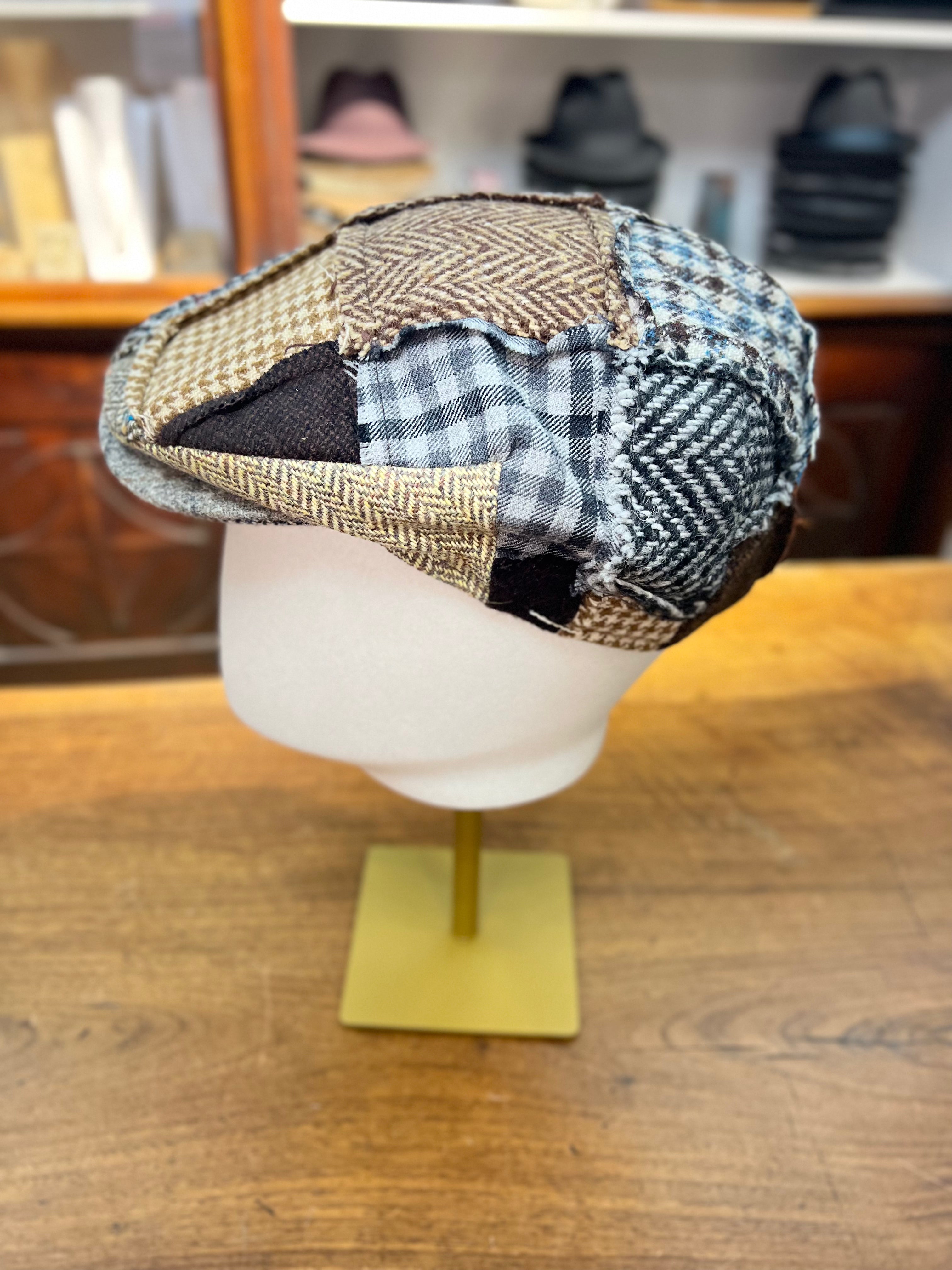 Coppola Irlandese Hanna Hats Of Donegal Flat Cap Cuciture Esterne