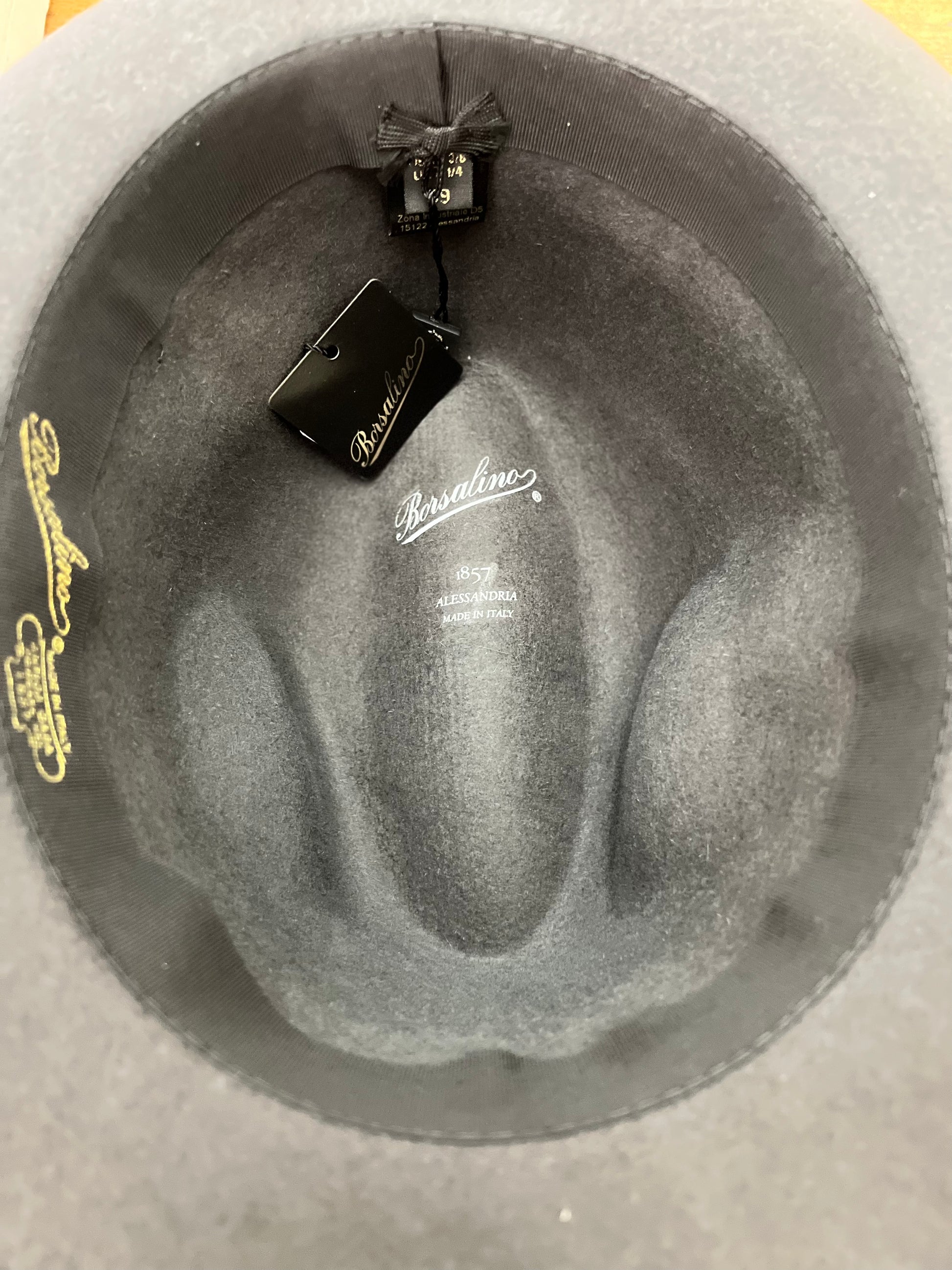 Cappello Borsalino Fedora - Feltro Castoro 100X Uomo - Foto 10