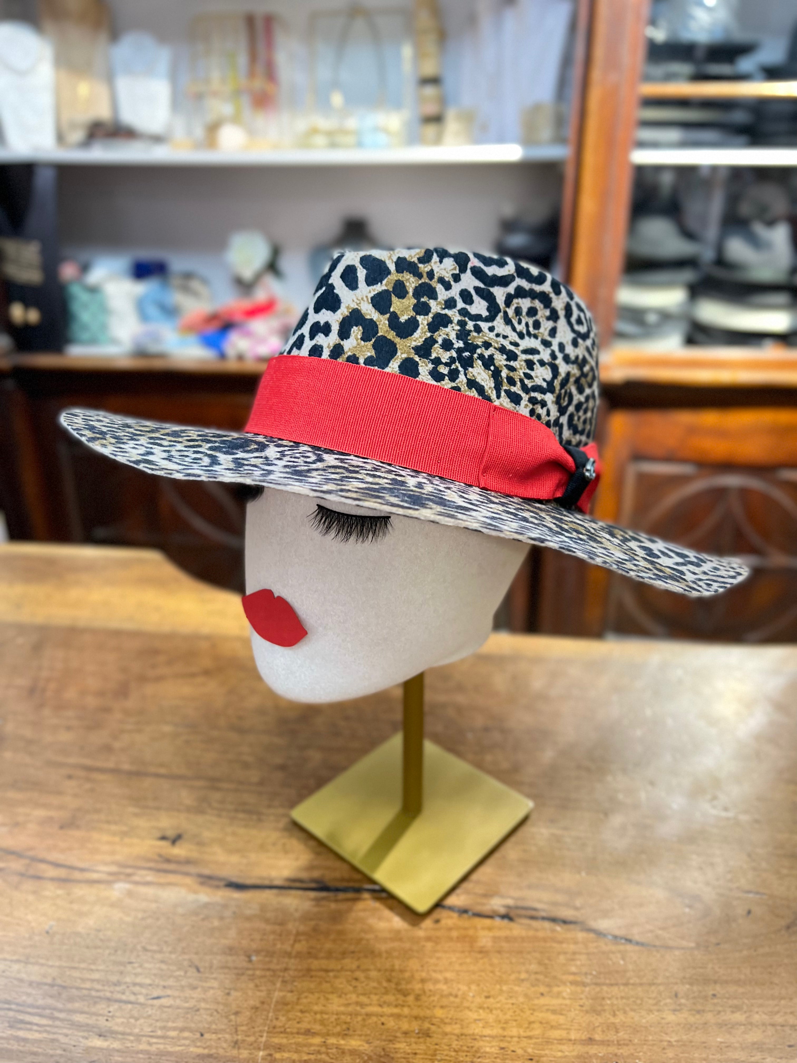 Cappello Donna Animalier leopardato - Cappelleria Bacca