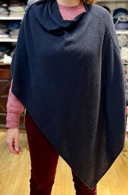 Mantella Poncho In Puro Cashmere - Cappelleria Bacca