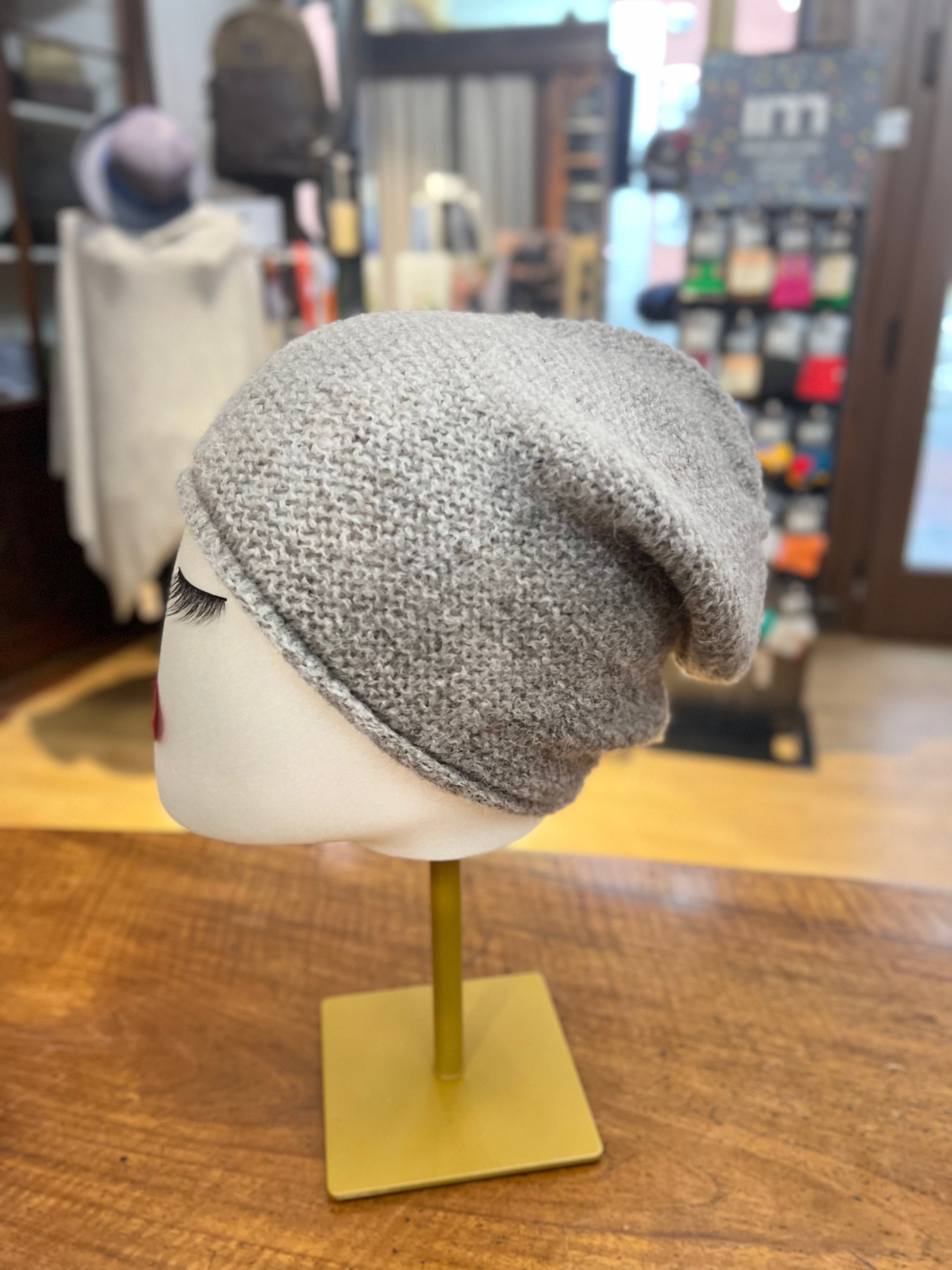 Berretto Beanie In Alpaca e Lana Fisherman Out Of Ireland - Cappelleria Bacca