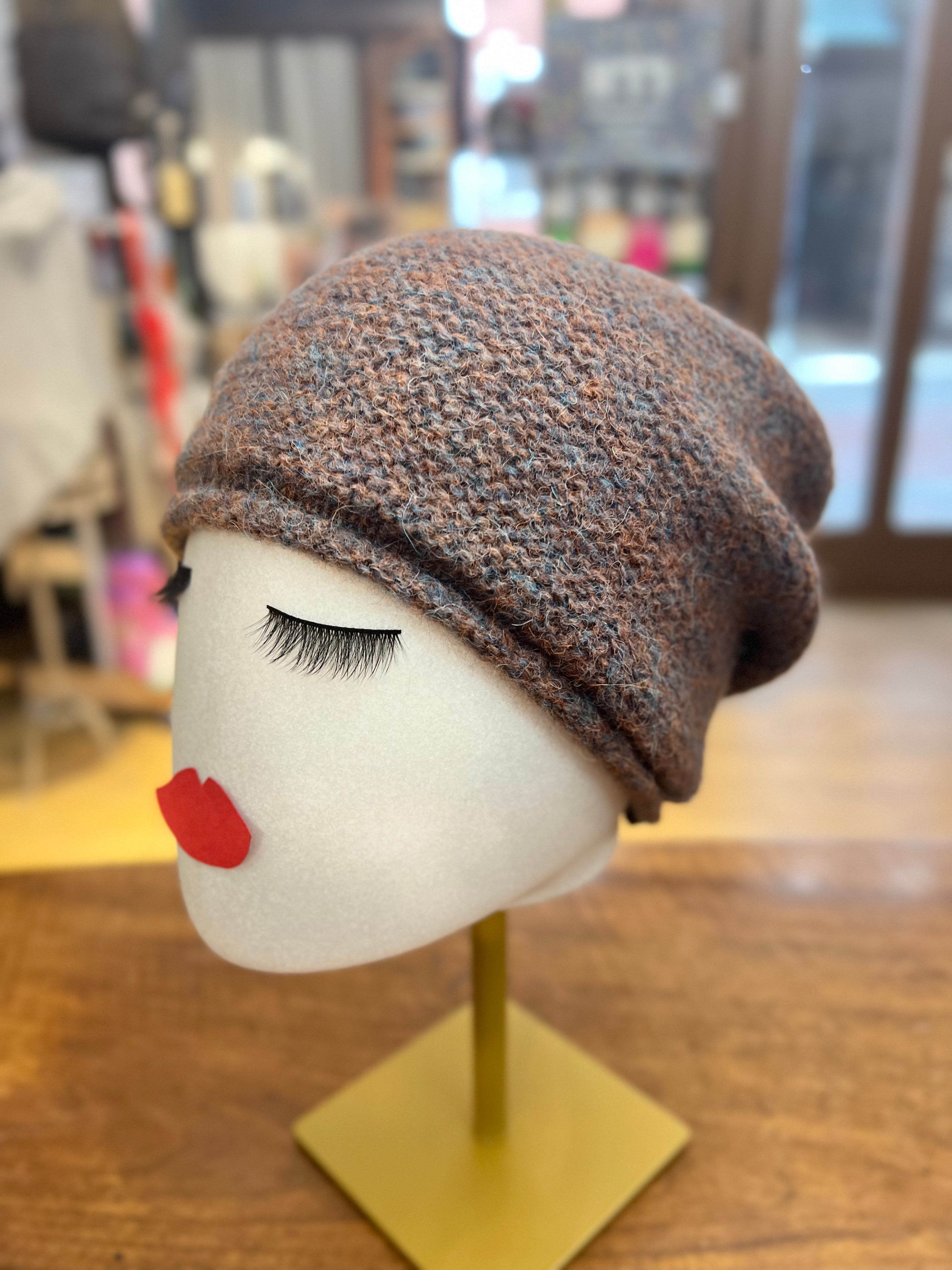 Berretto Beanie In Alpaca e Lana Fisherman Out Of Ireland - Cappelleria Bacca