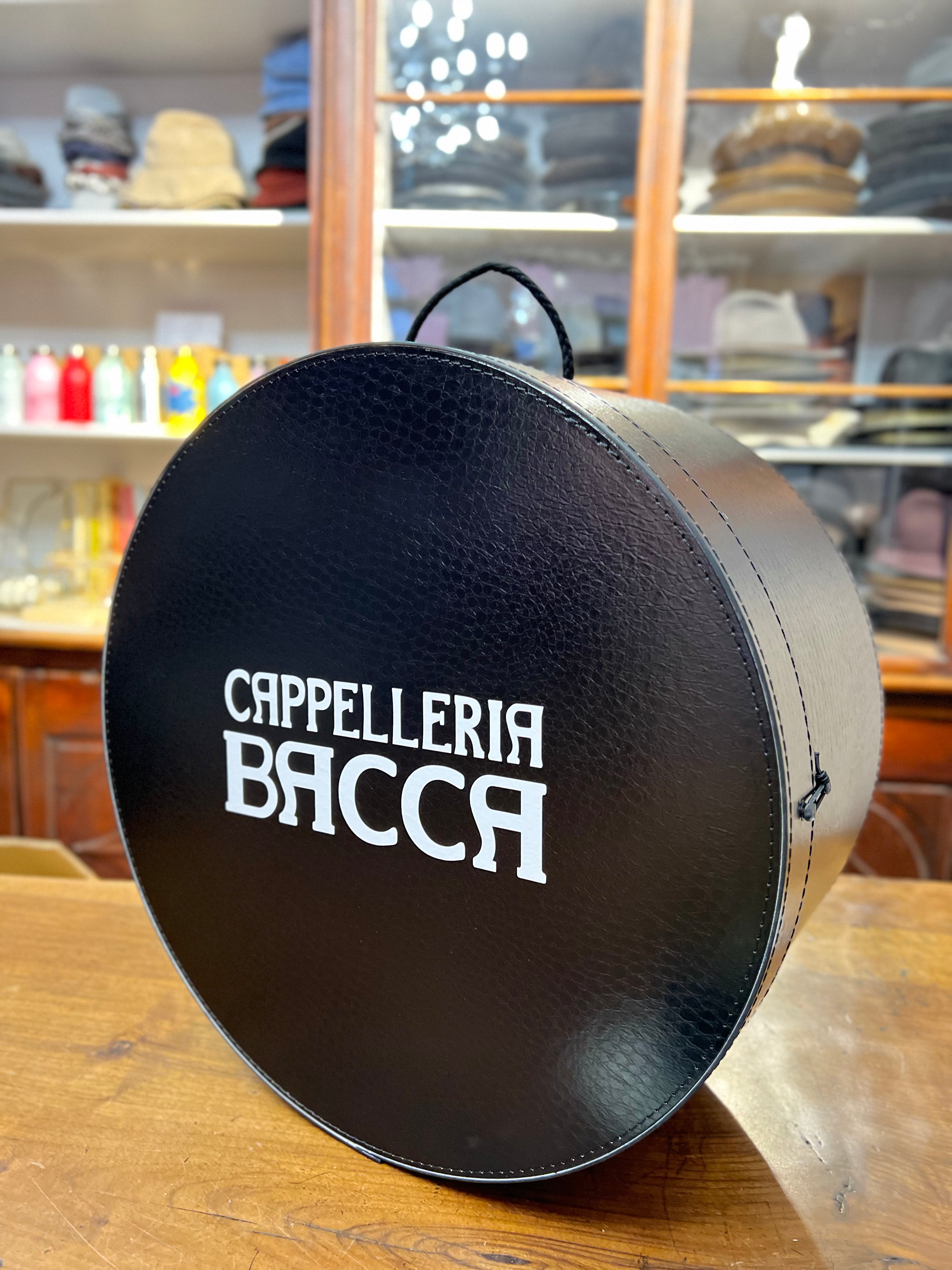 Scatola Cappelliera 40 cm x21,5 cm Cappelleria Bacca - Cappelleria Bacca