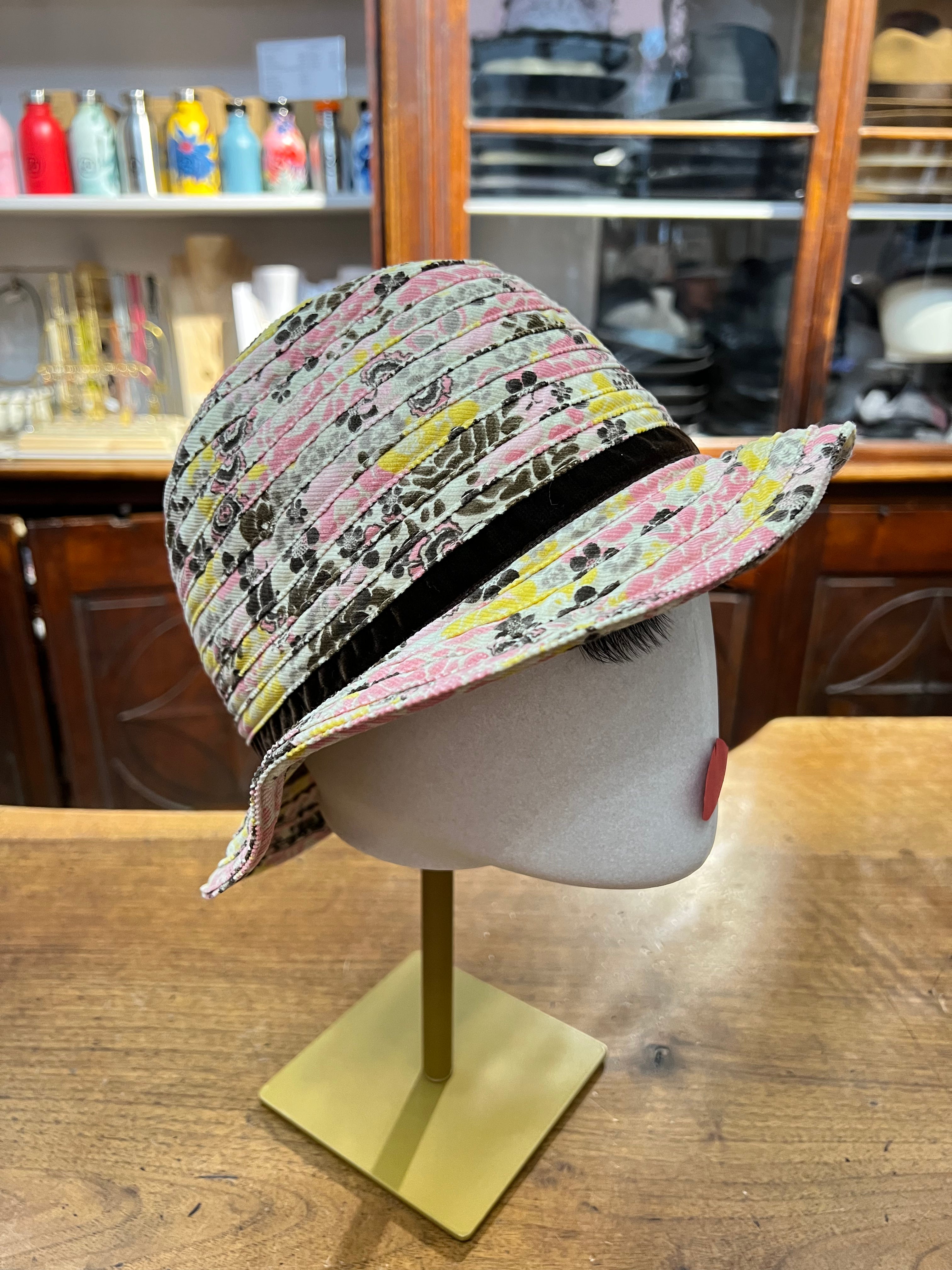 Cappello Donna Ala Piccola Rosa Grevi - Cappelleria Bacca