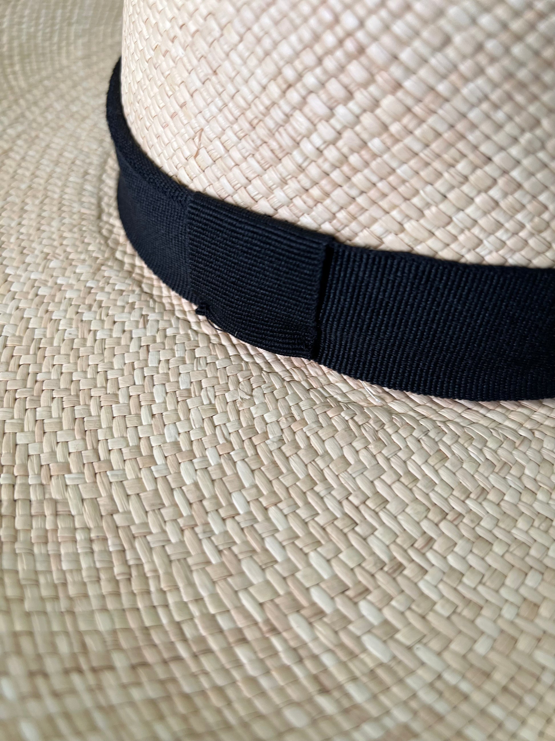 Cappello Panama Donna A Tesa Larga Pamela Con Cupola Tonda Colore Naturale - Cappelleria Bacca