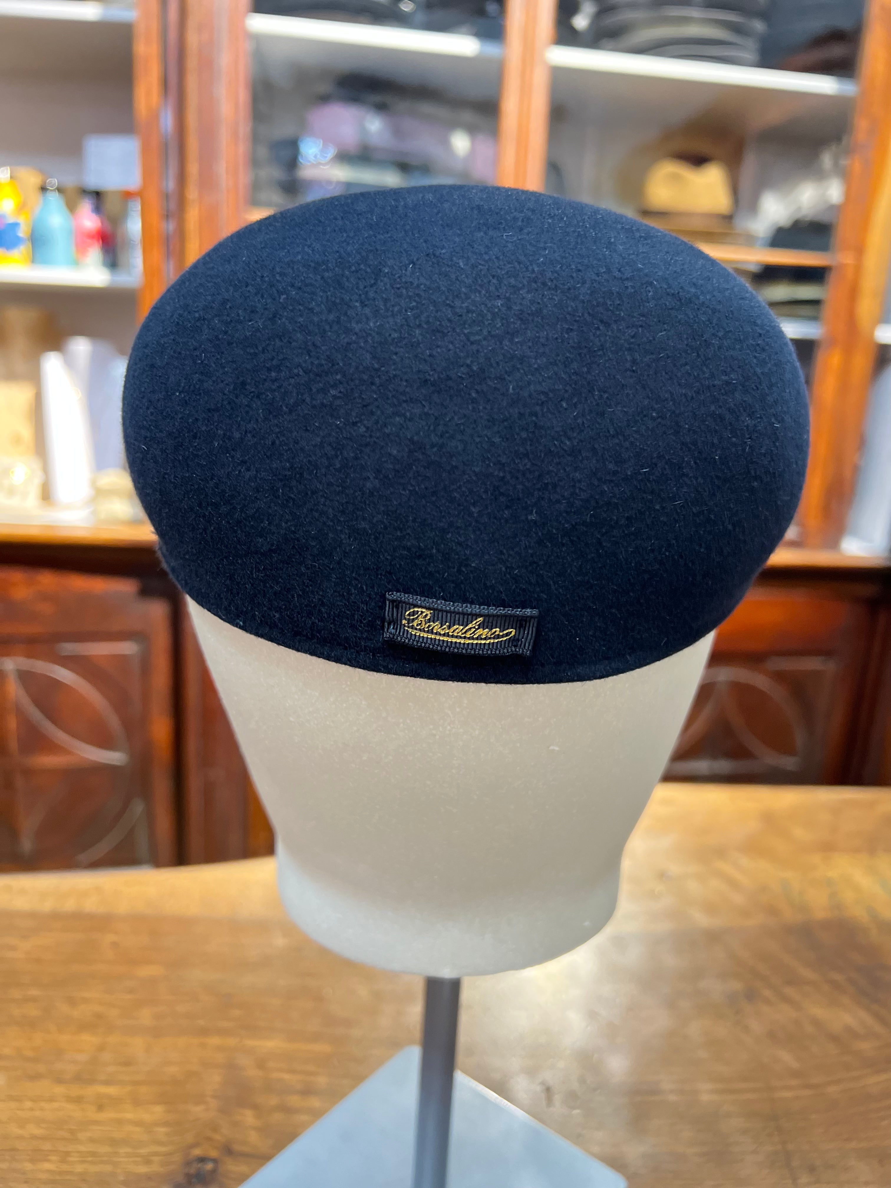 Coppola Borsalino  In Feltro di Lepre Blu - Cappelleria Bacca