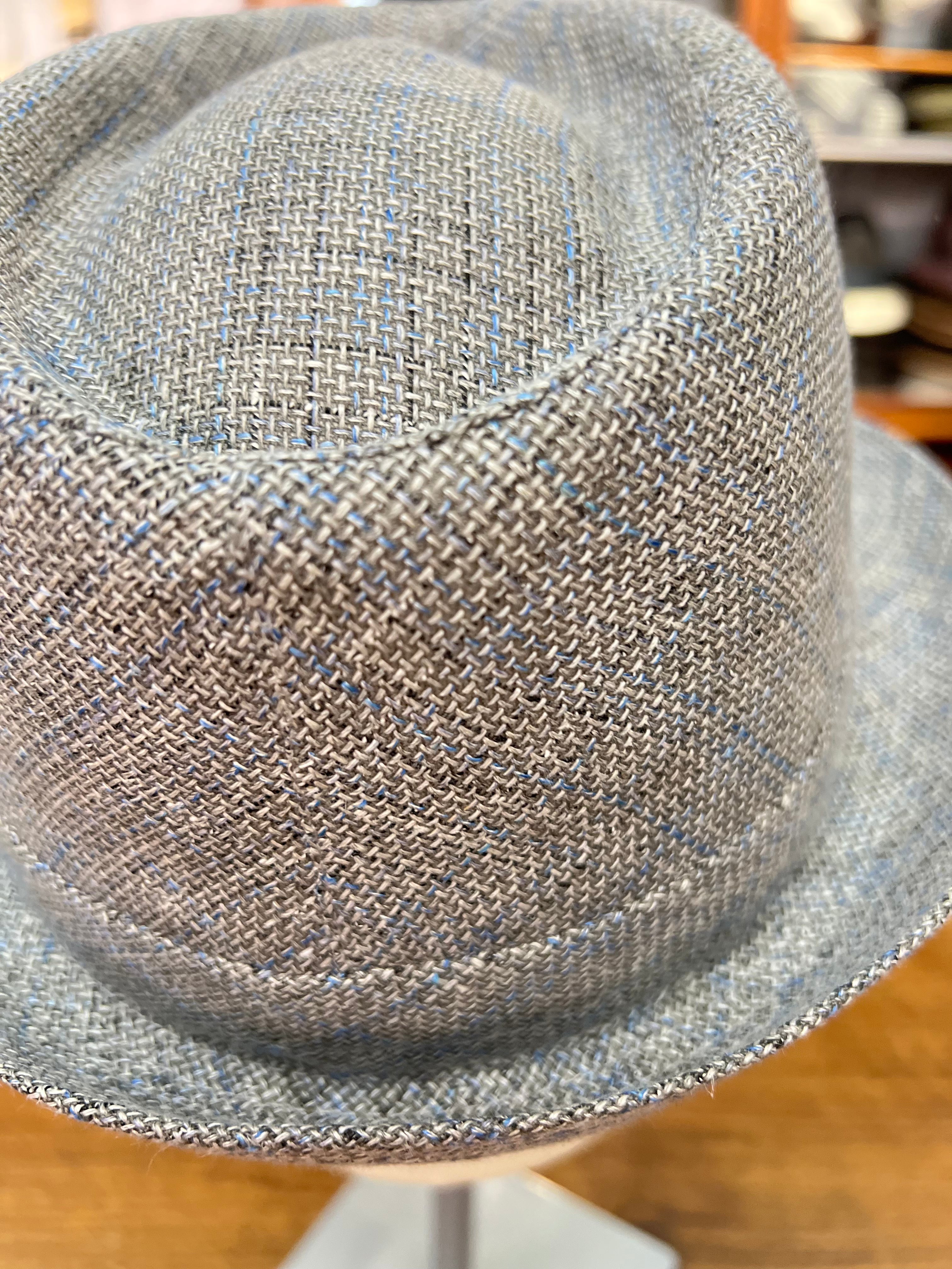 Trilby In Puro Lino Grigio - Cappelleria Bacca