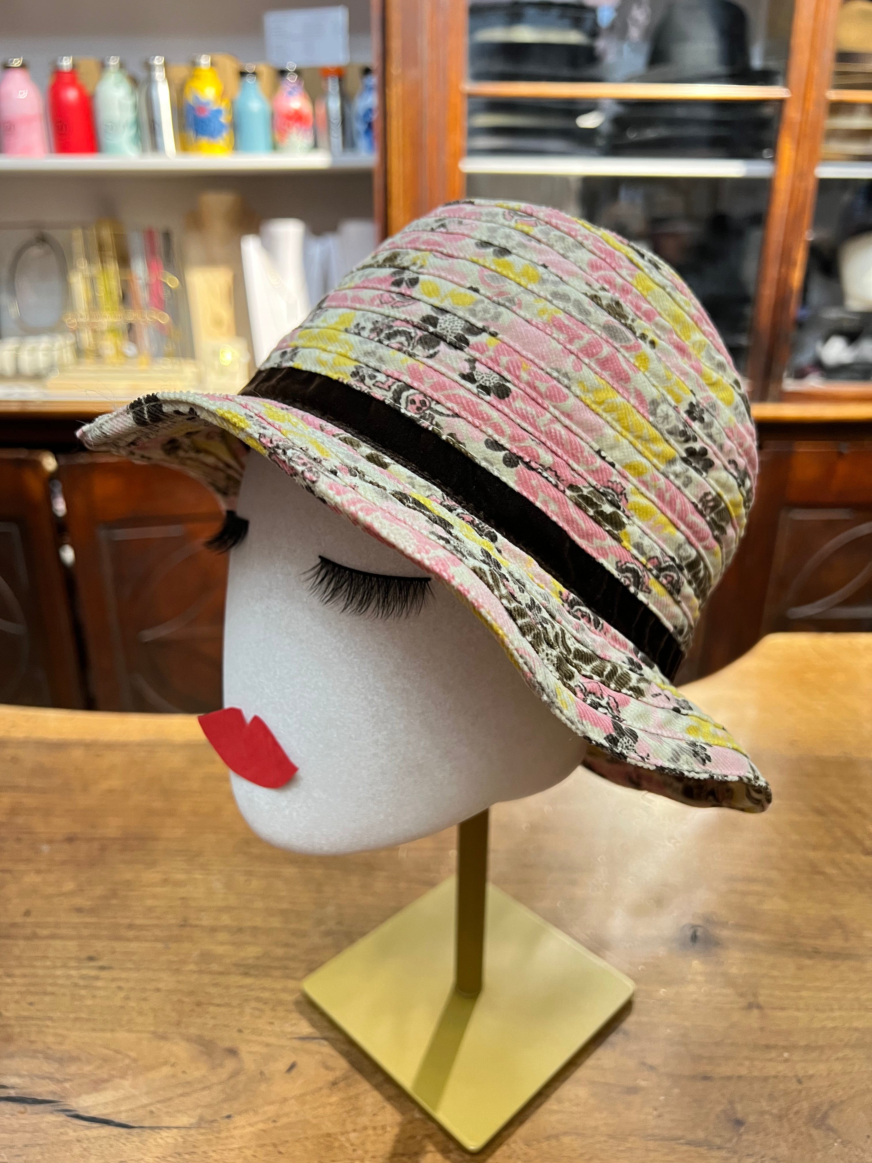 Cappello Donna Ala Piccola Rosa Grevi - Cappelleria Bacca