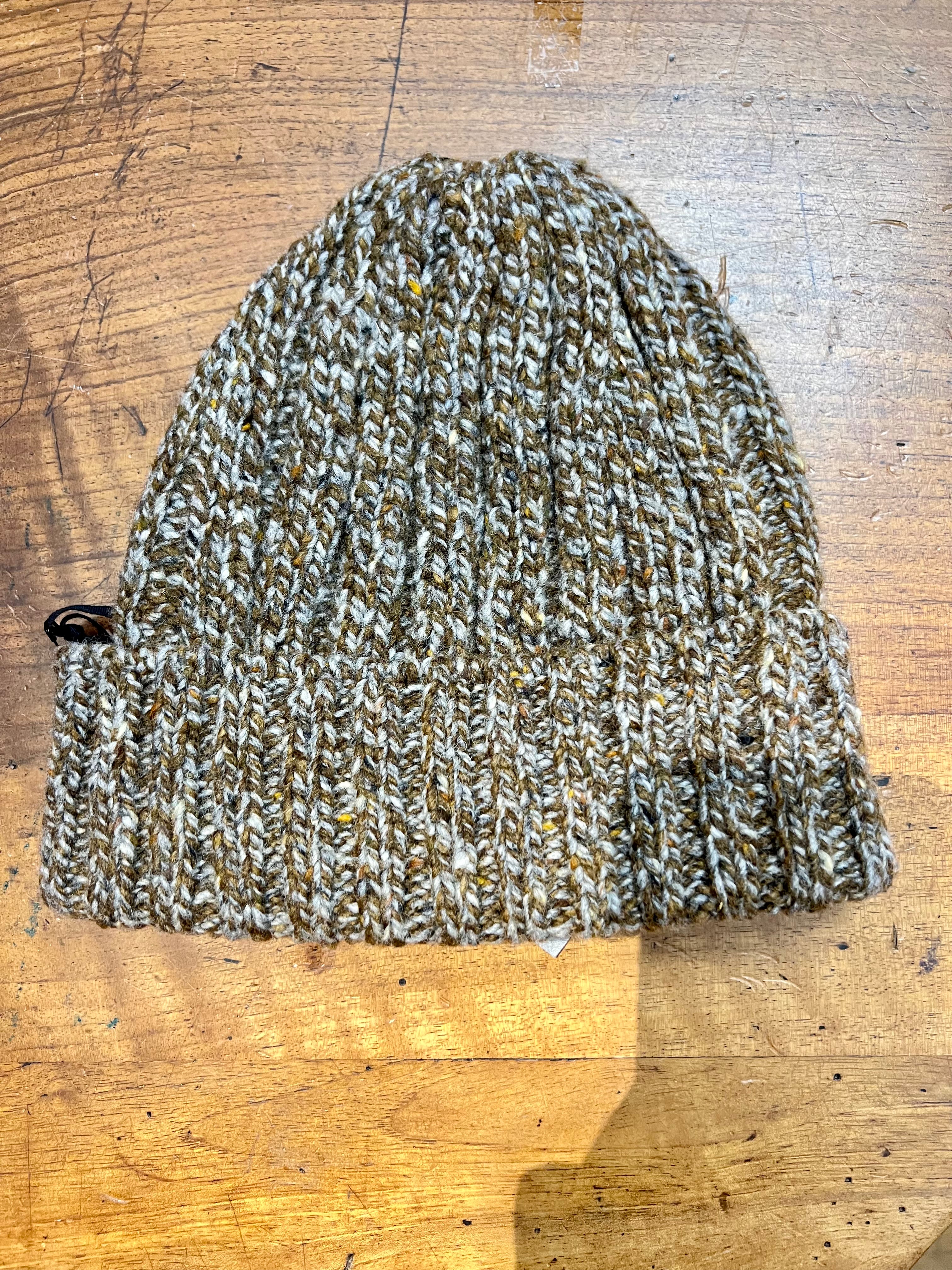 Berretto Beanie In Lana A Coste Fisherman Out Of Ireland - Cappelleria Bacca